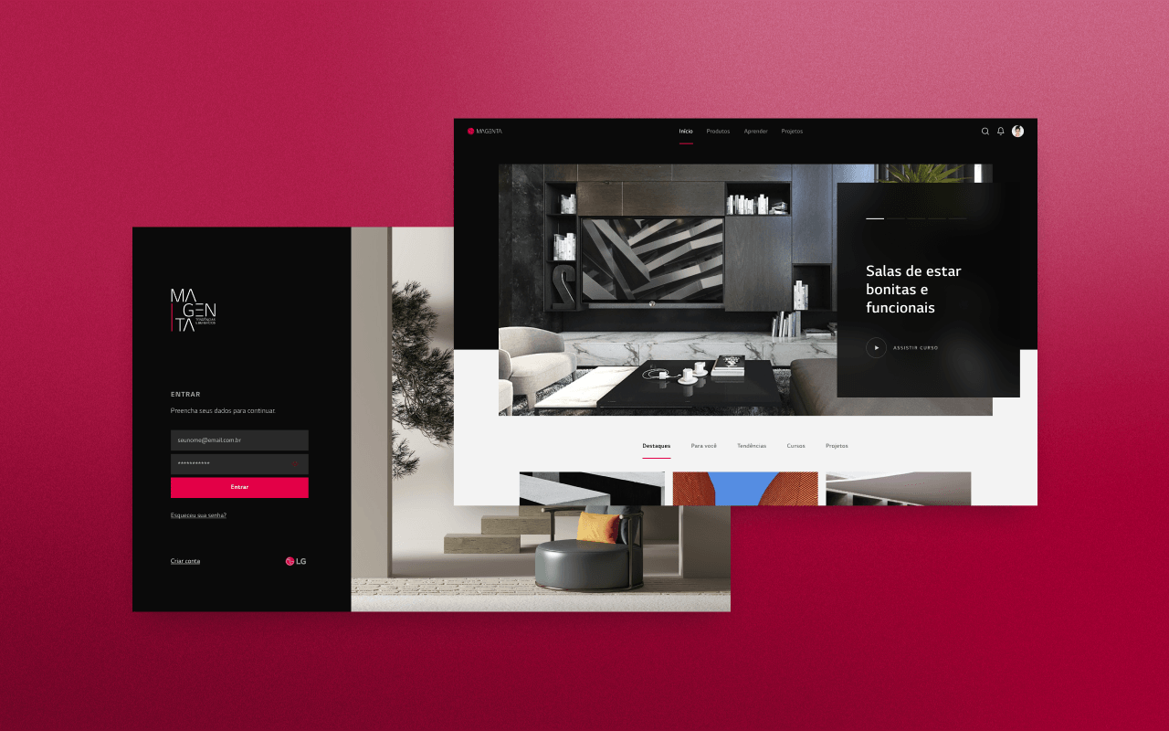 LG Magenta detail 2